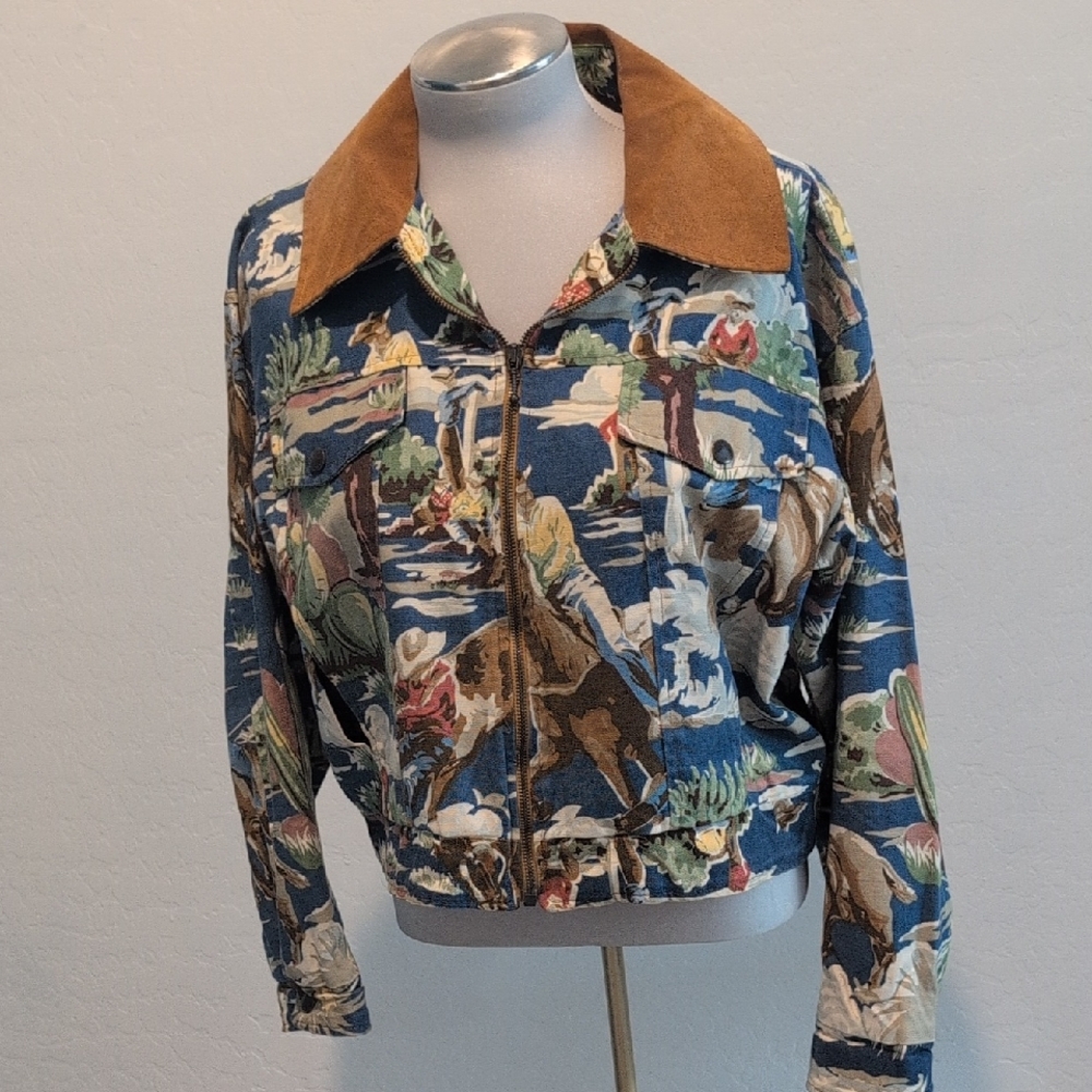 The Limited Multicolor Western Print Jacket
